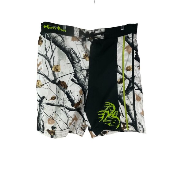Legendary Hunt Bum Men’s Camouflage Outdoor Shorts Size XL Elastic Waist Drawstr - Picture 9 of 9